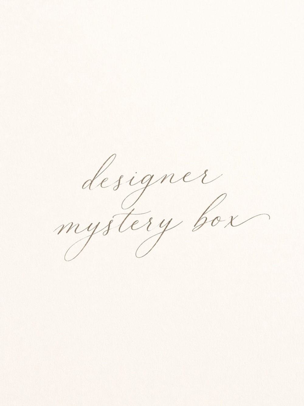 Designer Mystery Box